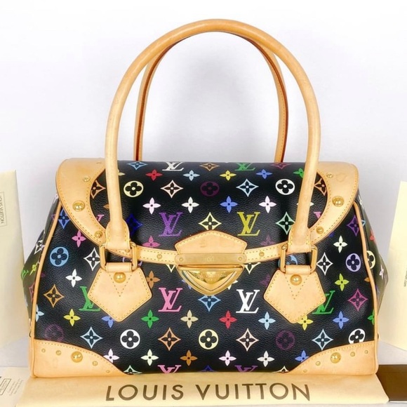 Authentic Louis Vuitton multicolor Beverly Noir - Picture 2 of 12